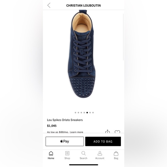 Christian Louboutin Lou Spikes Orlato Sneakers